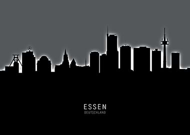Essen Deutschland Skyline
