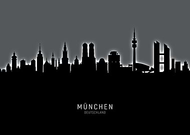 Munich Deutschland Skyline