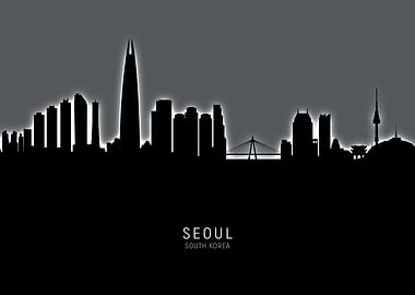 Seoul South Korea Skyline