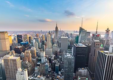 Sunset over Manhattan