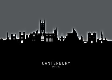 Canterbury England Skyline