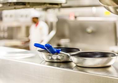 Commercial Pans with Chef
