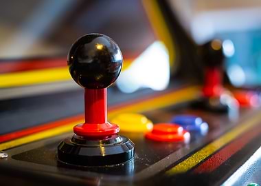 Old coinup joystick