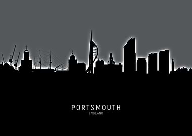 Portsmouth England Skyline
