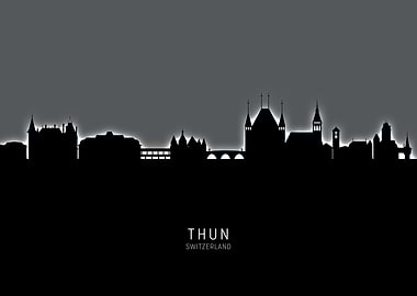 Thun Switzerland Skyline
