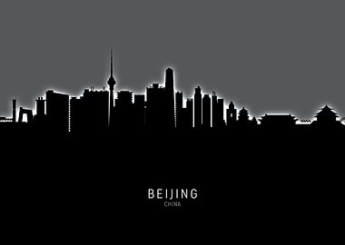 Beijing China Skyline