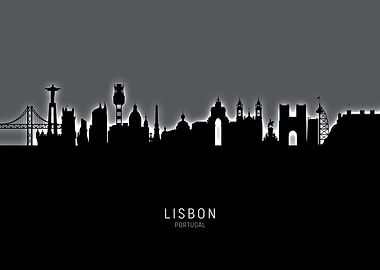 Lisbon Portugal Skyline