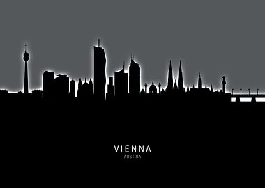 Vienna Austria Skyline