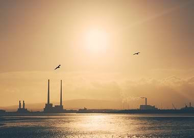 Sunset Over Dublin Bay