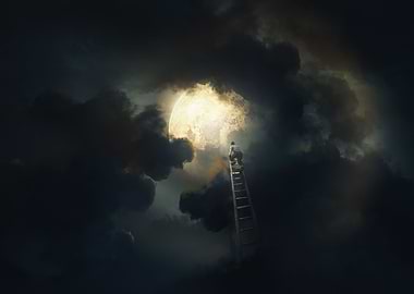 Man Catching the Moon