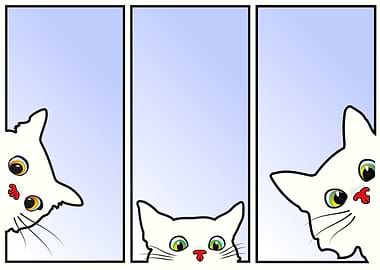Cartoon cats
