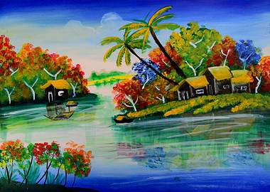 Water Colour Landscape