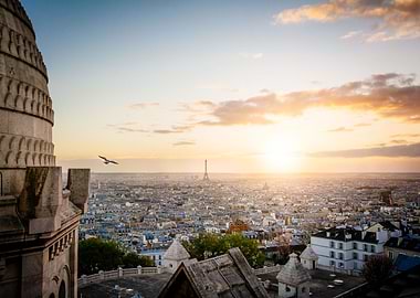 Sunset Over Paris