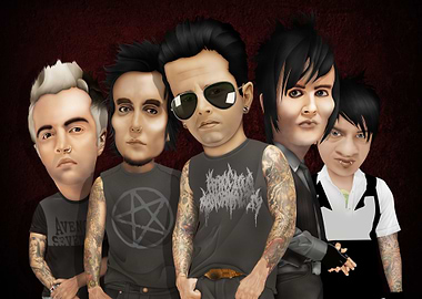 Urban Band Caricature