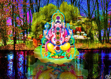 Lord Ganesha with Willow