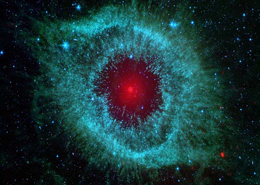 Dust In Helix Nebula