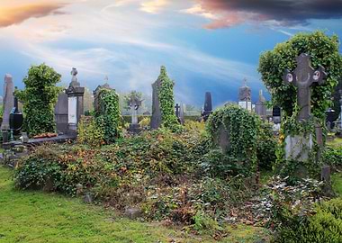 wide side of graveyard