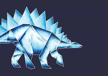 Origami Stegosaurus