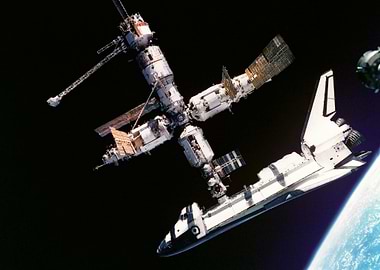 Space Shuttle And ISS