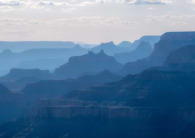 Hazy Cliffs of the Grand C
