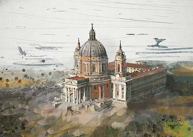 Basilica Superga painting