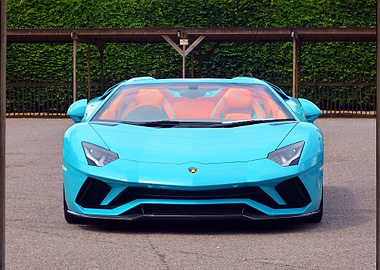 Blue Supercar