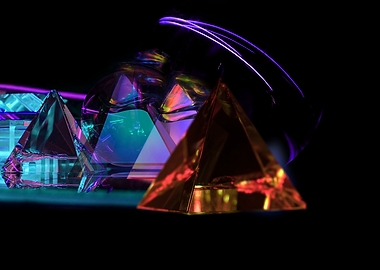 Scifi background landscape