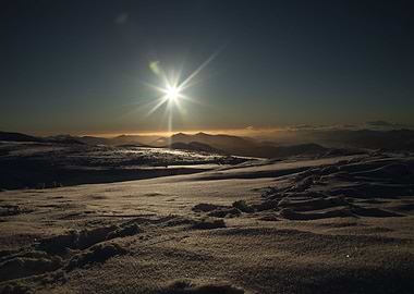 Sunset on Ben Nevis