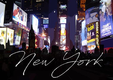 New York Abstract Scene