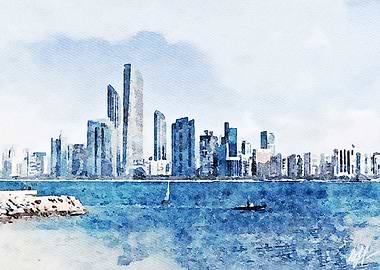 Abu Dhabi cityscape