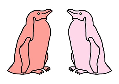 Rose and Pink Penguins