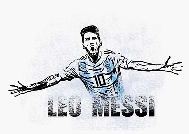 Leo messi poster argentina
