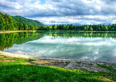 Landscape by the lake