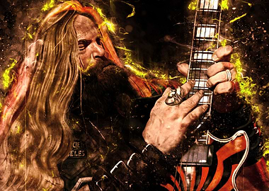 Zakk Wylde Caricature