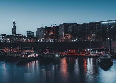 St Michel Skyline Hamburg