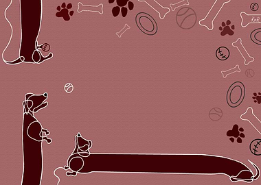 Dachshund Illustration 02