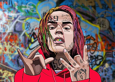 6ix9ine Artwork