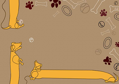 Dachshund Illustration 03