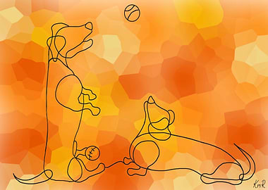 Dachshund Line Doodle
