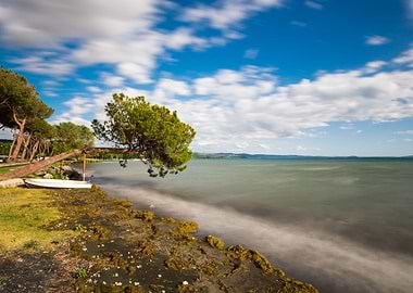 Bolsena lake Italy