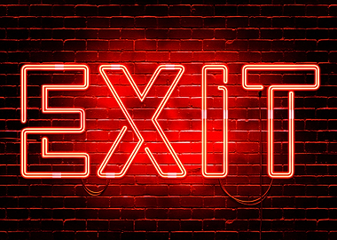 Neon Exit sign
