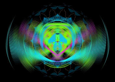 The Tigers Roar Abstract