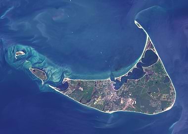 Nantucket Satellite Map