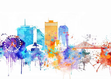 New Orleans Skyline
