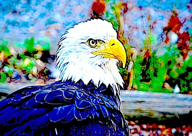 American colored eagle