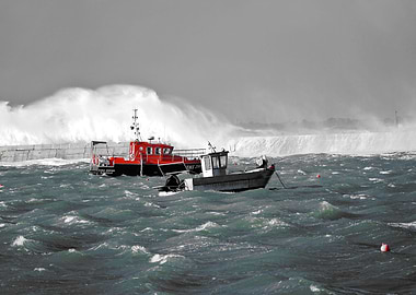 Impact sur Porz Gwenn