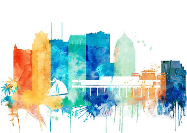 Tampa Florida Skyline