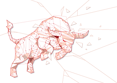 Bull geometric pattern