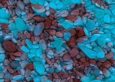 abstract colorful stones