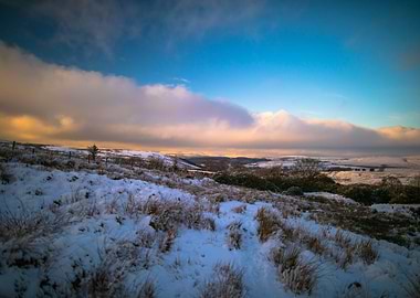 Snowscape on Sheddon